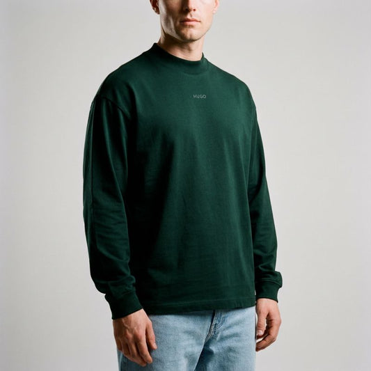 Boss Daposo Light Sweatshirt Open Green