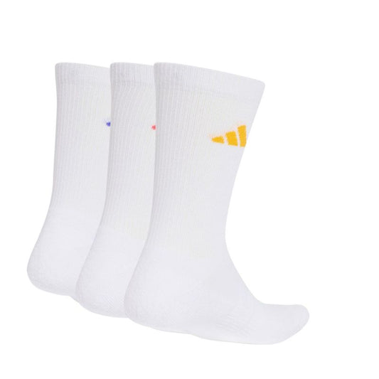 Adidas Crew Socks 3 Pairs White