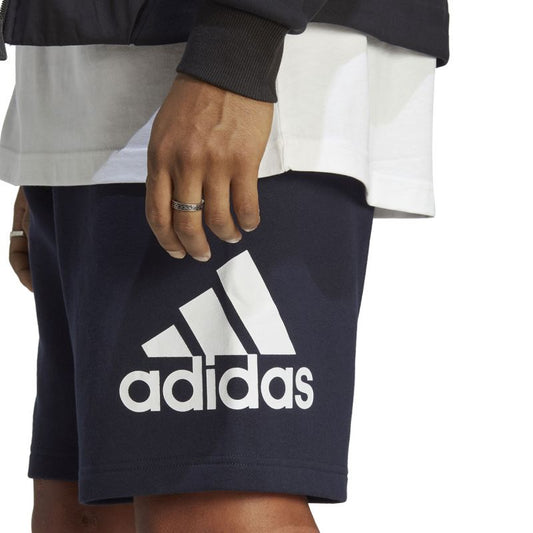 Adidas Essentials Logo French Terry Shorts (Navy)