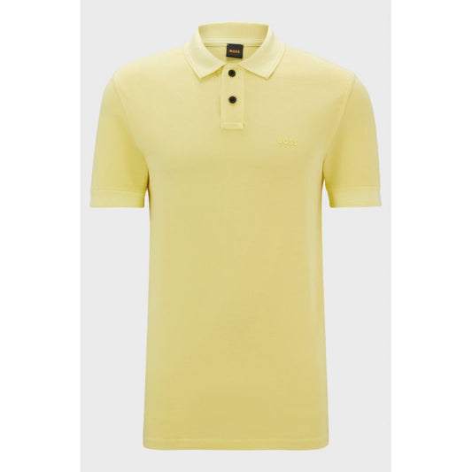 Boss Prime Polo Shirt Yellow