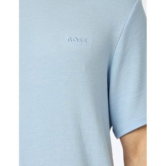 Boss Rib Azzurro T-Shirt