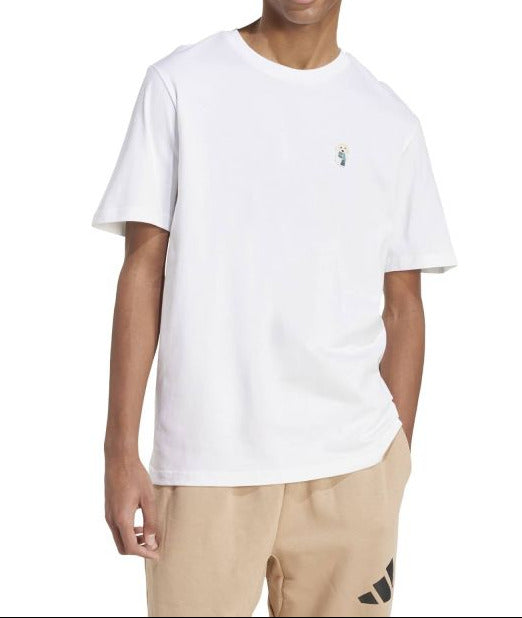 Adidas Dog Sock T-Shirt White
