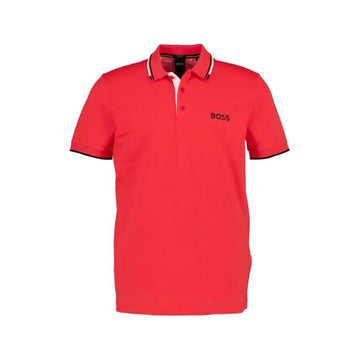 Boss Paddy Polo Shirt Rosso