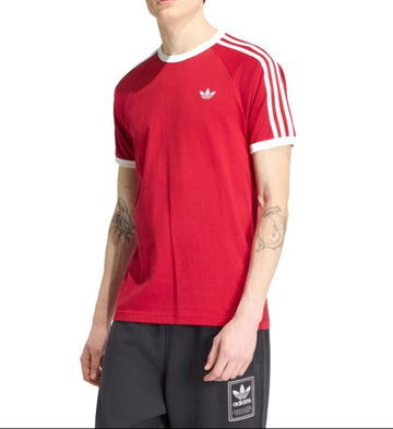 Adidas Originals Stripes T-Shirt Red