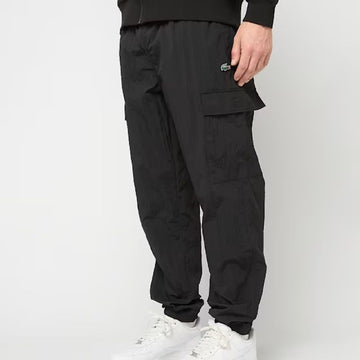 Lacoste Woven Cargo Joggers Black