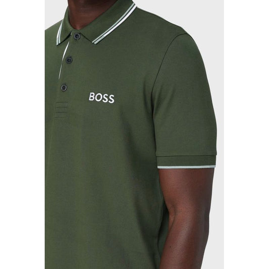 Boss Paddy Pro Open Green Polo Shirt