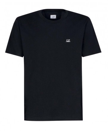 CP Company - 30/1 Jersey Small Logo T-Shirt in Black