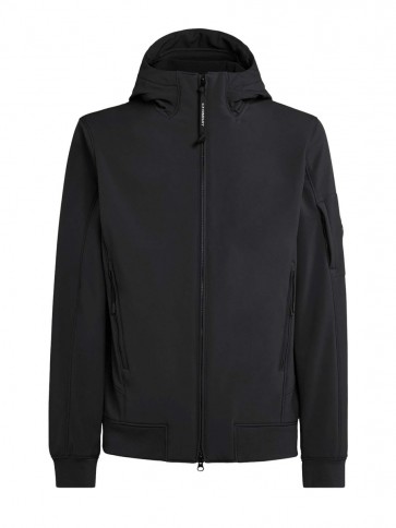 CP Company - C.P. Shell-R Hooded Jacket in Black