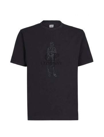 CP Company - 1020 Jersey Sailor T-Shirt (Black)