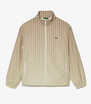 Lacoste - Monogram Print Ombre Effect Jacket 