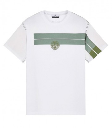 Stone Island - Inverse Stripe Two Print T-Shirt (761520848)