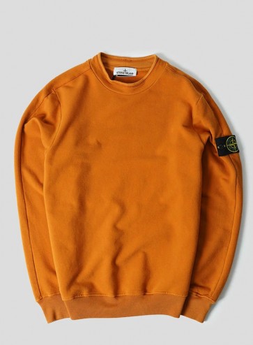 Stone Island - Mock Neck Sweatshirt in Orange (791561352)