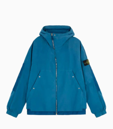 Stone Island - David Light-Tc Jacket in Avio Blue