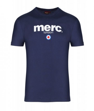 Merc London - Brighton T-Shirt in Navy