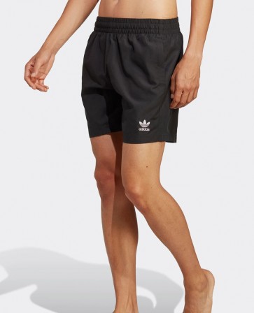 Adidas Originals - Essentials Solid Swim Shorts in Black