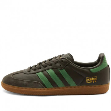 Adidas Originals - Samba OG (Dark Brown, Preloved Green & Gum)