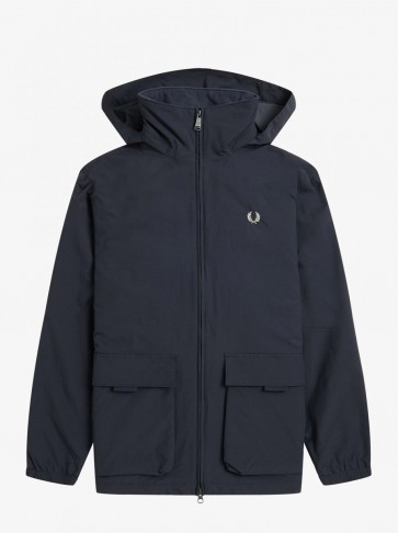 Fred Perry - Patch Pocket Jacket in Navy Blue