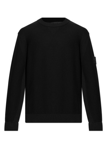 Stone Island - Cotton Cashmere Ghost Jumper in Black