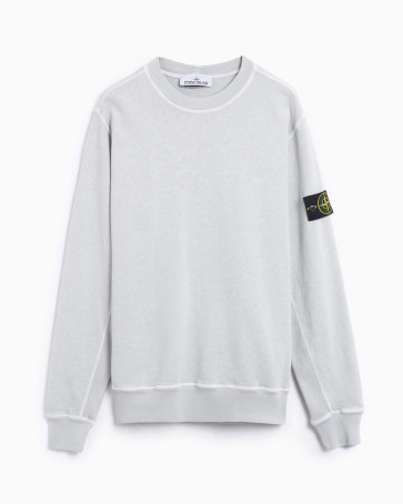 Stone Island - Crew Neck Sweatshirt in Pearl Grey