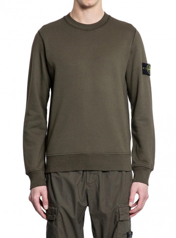 Stone Island - Crewneck Sweatshirt in Military Green