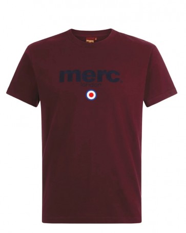 Merc London - Brighton T-Shirt in Burgundy