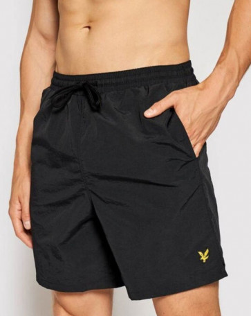 Lyle & Scott - Plain Swim Shorts in Black