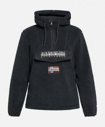 Napapijri - T-Burgee Fleece Hoodie in Black