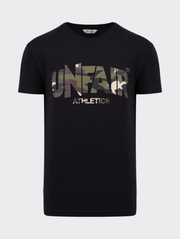 Unfair Athletics - Classic Label Camo T-Shirt (Black) 