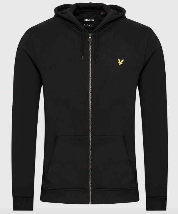 Lyle & scott zip through hoodie store