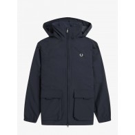 Fred Perry - Patch Pocket Jacket in Navy Blue