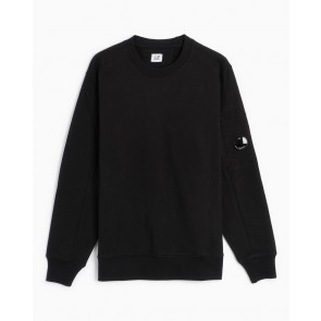 CP Company - Diagonal Raised Fleece Sweatshirt in Black