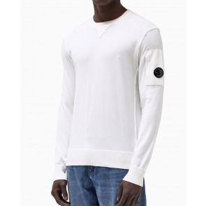 CP Company - Knit Jumper in White (14CMKN127A)