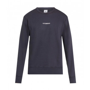 CP Company - Logo Printed Crewneck Sweatshirt in Navy