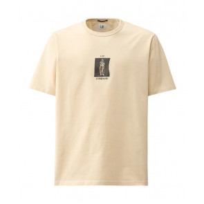 CP Company - Mercerized Twisted Graphic T-Shirt (Pistachio Shell)