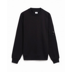 CP Company - Diagonal Raised Fleece Sweatshirt in Black
