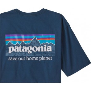 Patagonia - P-6 Mission Organic T-Shirt in Wave Blue