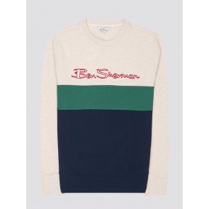 Ben Sherman - Sports Logo Sweatshirt (Ecru)