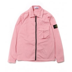 Stone Island - Organic Cotton_'OLD' Treatment Overshirt in Pink (781510304)