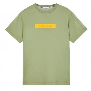 Stone Island - Micro Graphic Two Print T Shirt in Sage (78152NS82)