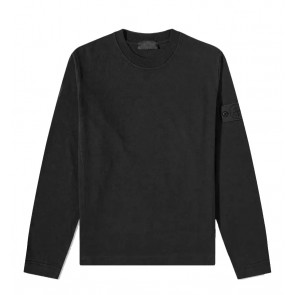 Stone Island - Ghost Crew Neck Sweatshirt in Black (7815611F3)