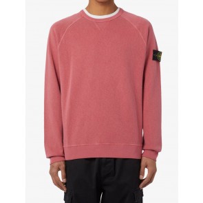 Stone Island - Crew Neck Sweatshirt in Pink Cyclamen (781566360)