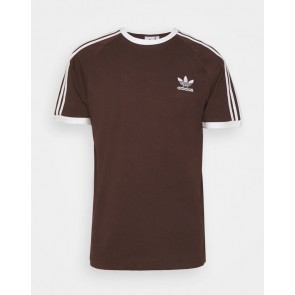 Adidas Originals - Adicolor Classics 3-Stripes T-Shirt in Shadow Brown