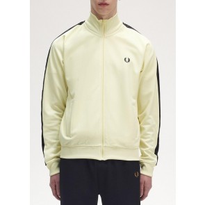 Fred Perry - Tonal Taped Track Top in Wax Yellow