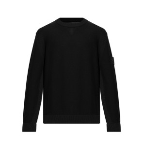 Stone Island - Cotton Cashmere Ghost Jumper in Black