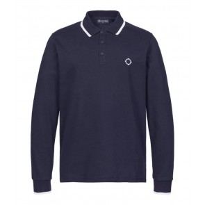 MA.Strum - Ls Jersey Polo in Navy