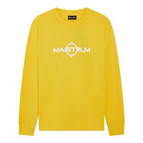 MA.Strum - LS Logo Print Tee (Yellow)