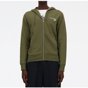 New Balance - Core Full Zip Hoodie in Khaki Green
