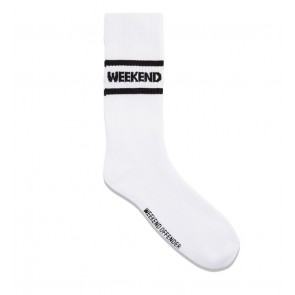 Weekend Offender - WO Sports Socks in White (PACK OF 3)