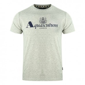 Aquascutum - Logo T-Shirt in Grey