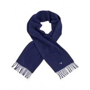 Barbour - Plain Lambswool Scarf (Blue)